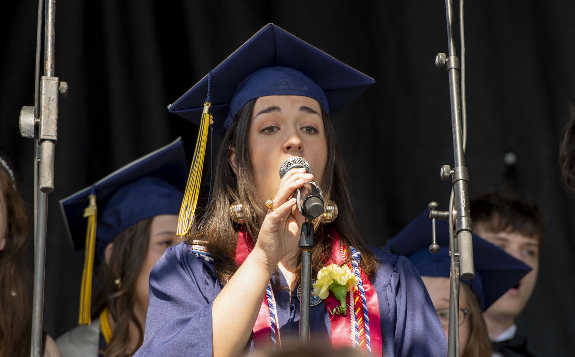 Chamber choir singer and senior Abby Kolar